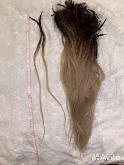 Волосы для наращивания натуральные бу