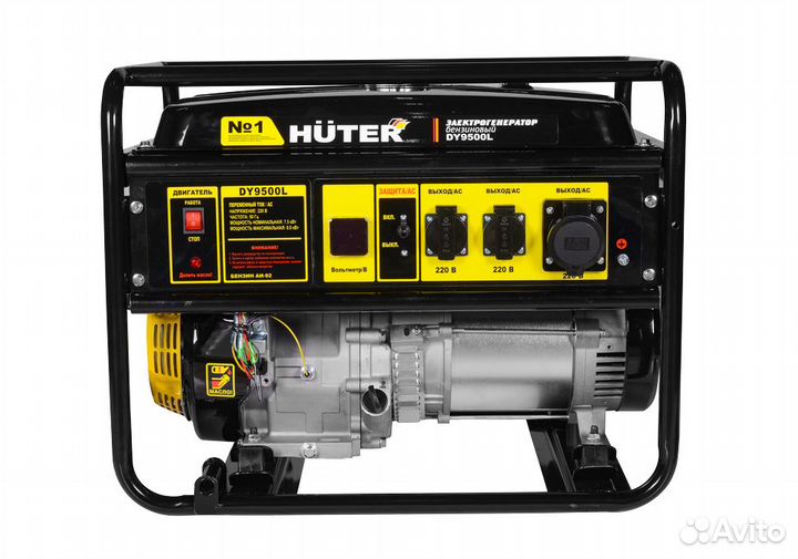 Электрогенератор бензиновый 7,5 кВт Huter DY9500L