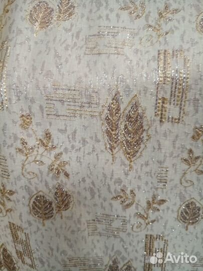 Шторы новые с люрексом