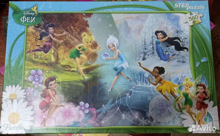 Пазлы разные 9/16/25/36шт 64/ 260/560/560 деталей