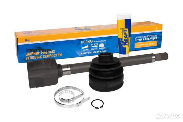 Kraft KT 059209 шрус внутр Nissan X-Trail (07-15)
