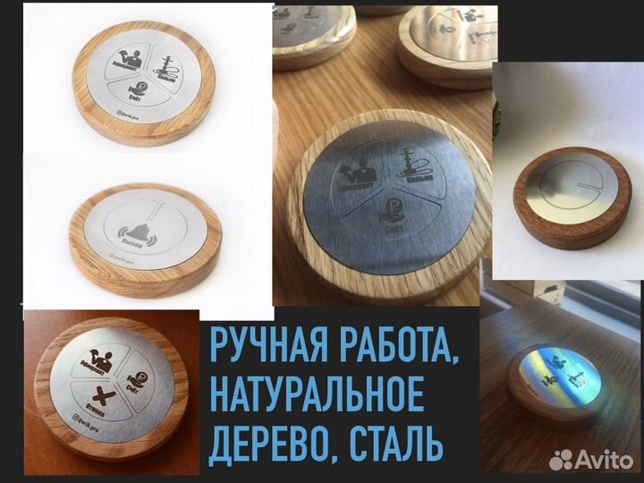 Кнопки и часы вызова официанта