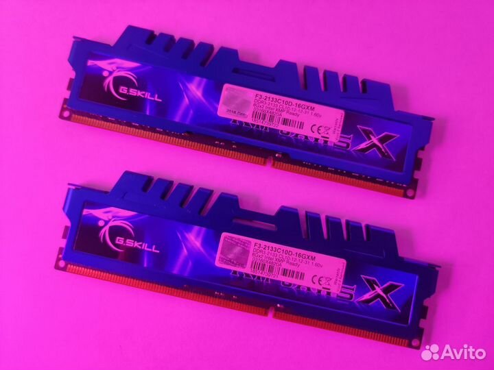 Оперативная память G.skill Ripjaws X 16GB (2 x 8GB
