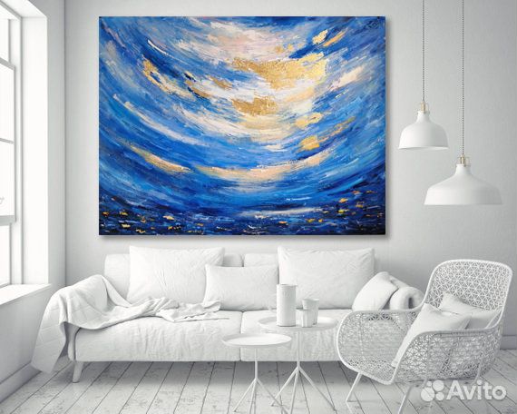 Картина стильная абстракция 