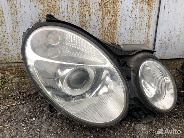 Фары мерседес w211 ксенон дорест в сборе