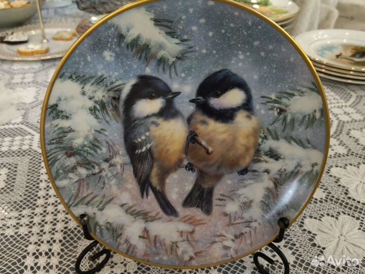 Тарелка Любовь в зимнем лесу Германия