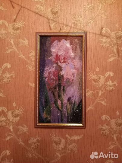 Картина стразами Ирис