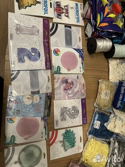 Фольгированные шары 3д сферы конфетти