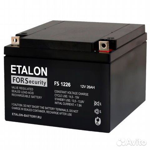 Аккумуляторная батарея etalon FS 1226
