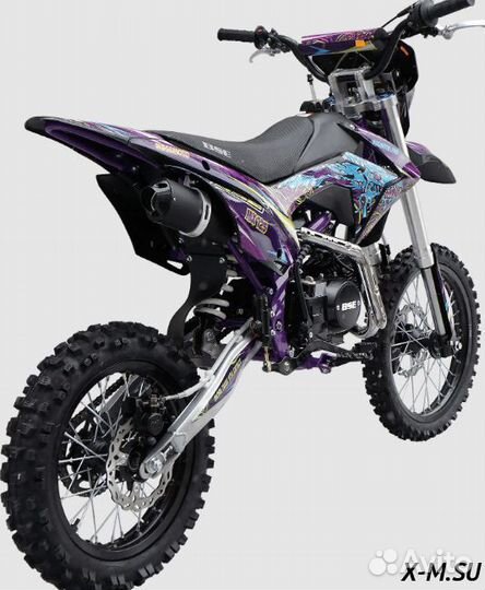 Питбайк BSE MX125 17/14(фиолетовый)