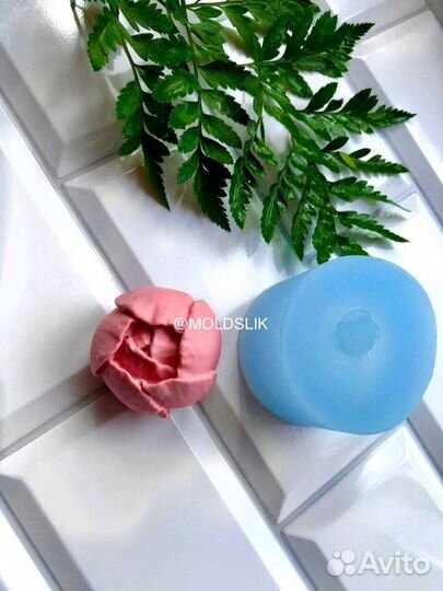 Силиконовый молд пион