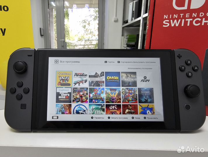 Nintendo switch 256 gb прошитая+ топ игры