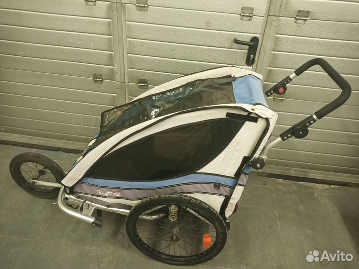 Велоприцеп Qeridoo speedkid1, спортивная коляска