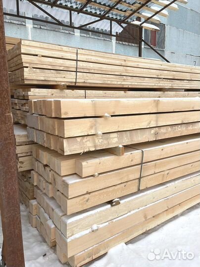 Доска обрезная 25х150х6000мм 1 сорт ГОСТ