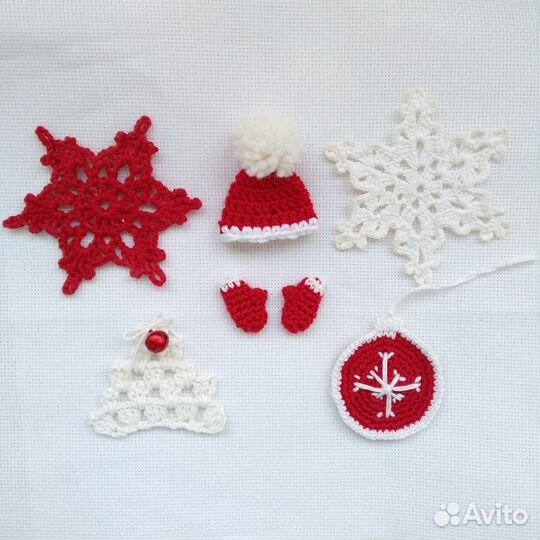 Вязаный декор для скрапбукинга