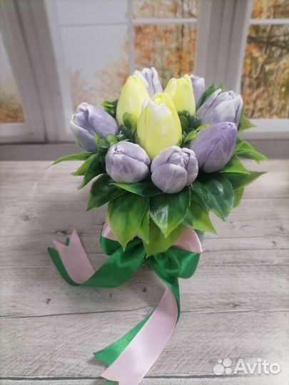 Букеты из мыла ручной работы