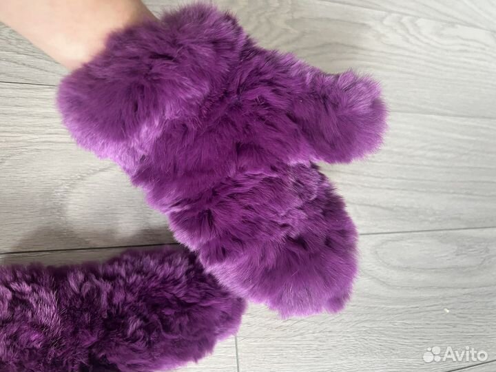 Варежки детские кролик