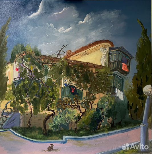 Картина маслом на холсте. Размер 60х60