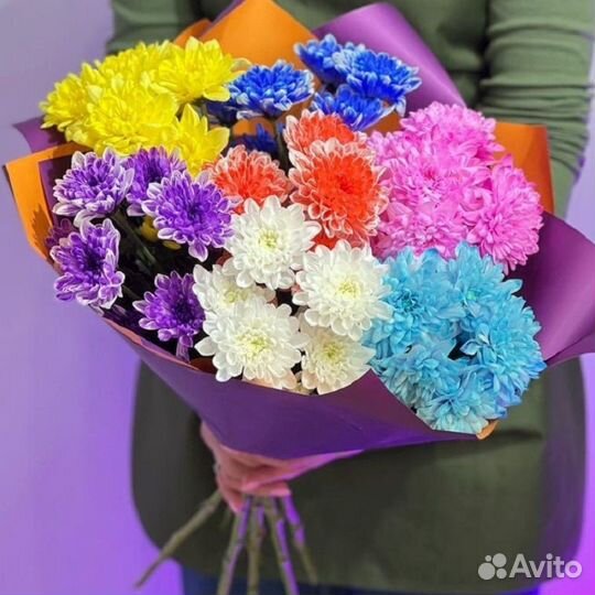 Букет из хризантем