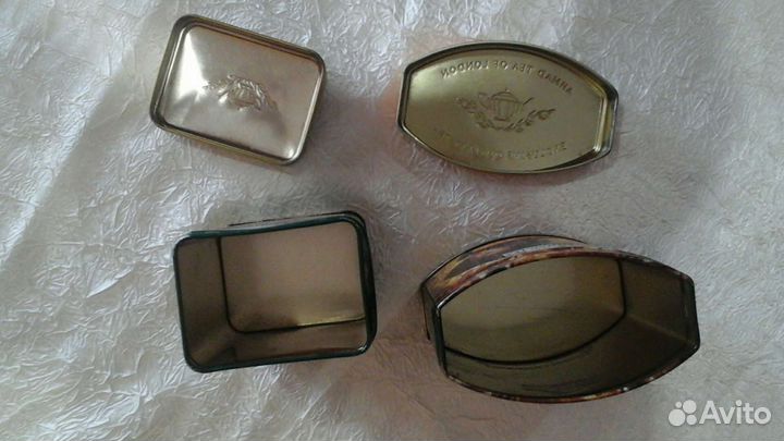 Металлические коробки для чая