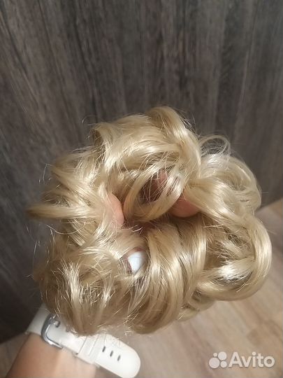 Шиньон резинки из искусственных волос