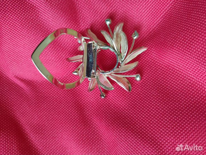 Брошь зажим для платка, шарфа дрес клип