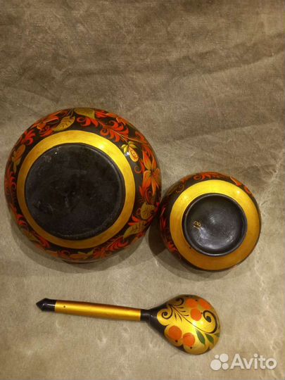 Посуда Хохлома советская СССР