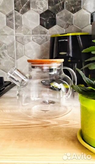 Чайник заварочный стеклянный