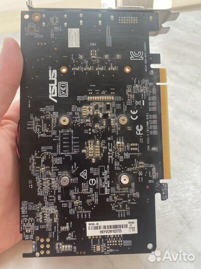 Видеокарта rx550 4gb