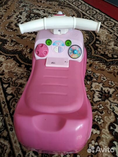 Детская машинка-каталка музыкальная б/у