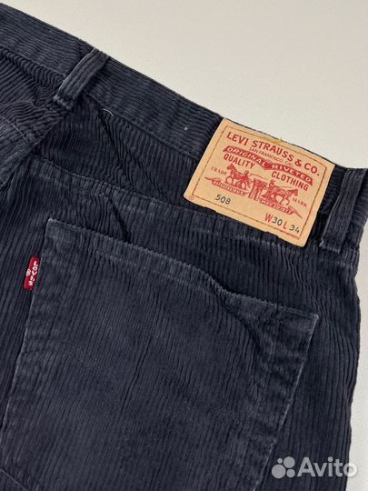 Вельветовые джинсы Levis 508 p.30/34