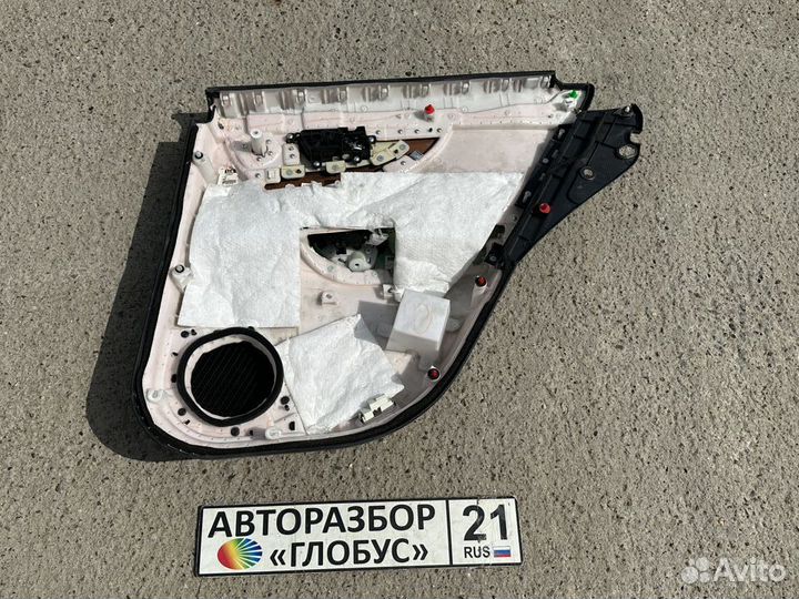 Обшивка двери левой задней инфинити QX 70