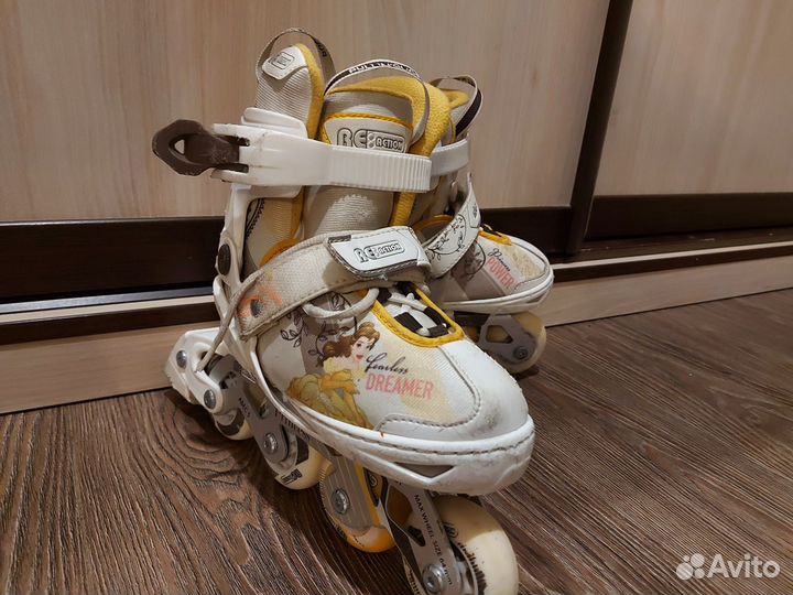 Ролики детские раздвижные re:action р. 26-31