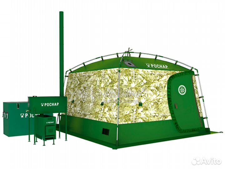 Армейская мобильная баня бак 50л Роснар рс 33