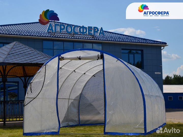 Теплица с чехлом из армированной пленки