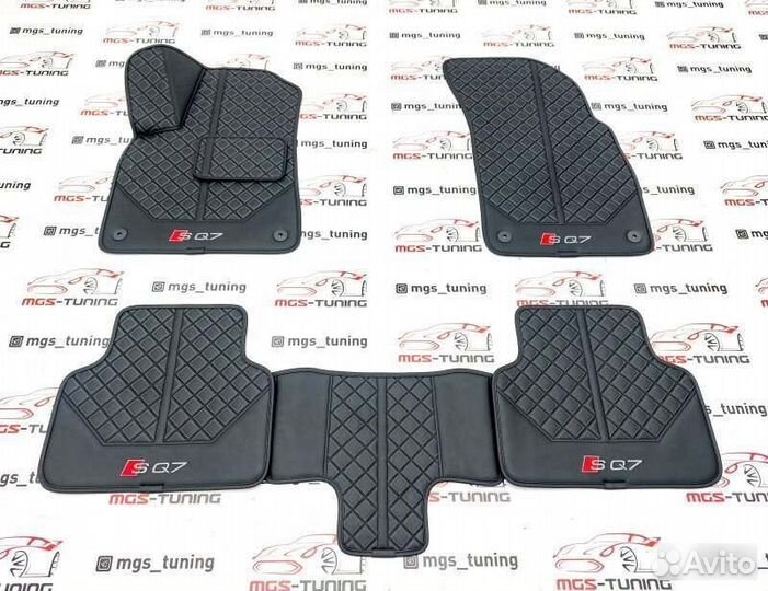 Коврики в салон и багажник + органайзер Audi Q7 4M
