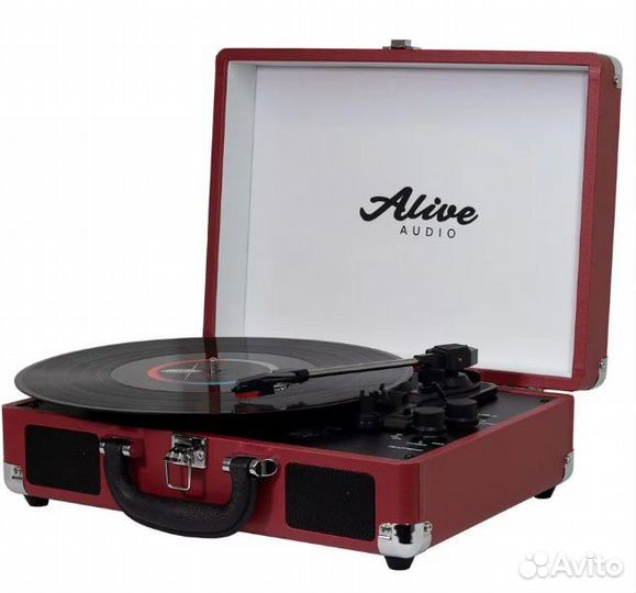 Виниловый проигрыватель Alive +виниловые пластинки