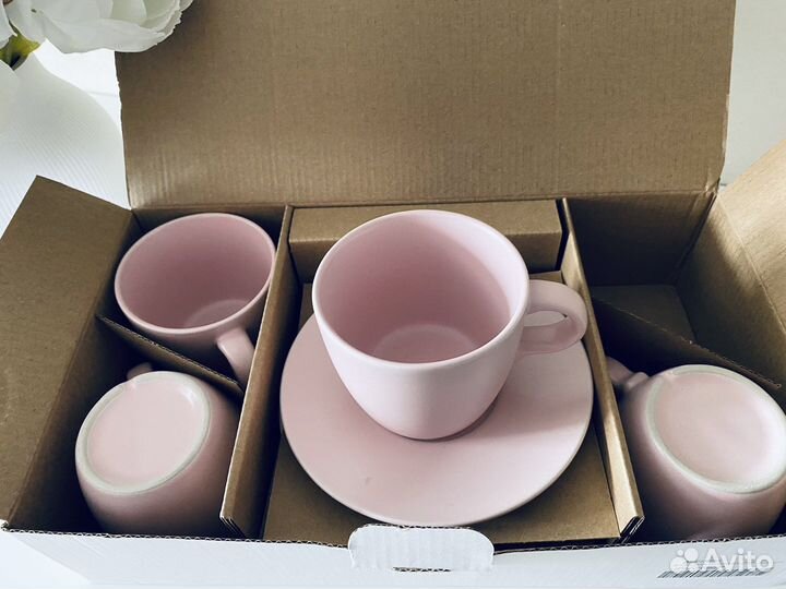 Кружка с блюдцем Икеа