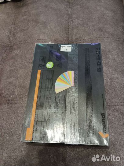 Бумага цветная IQ Color А4, 500 л. чёрная