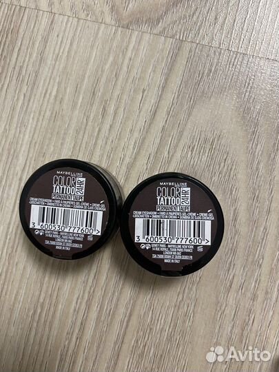 Кремовые тени maybelline новые