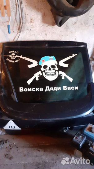 Задняя крышка багажника на ваз 2112