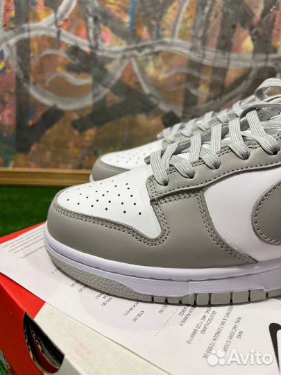 Nike Dunk Low Grey Fog Оригинал