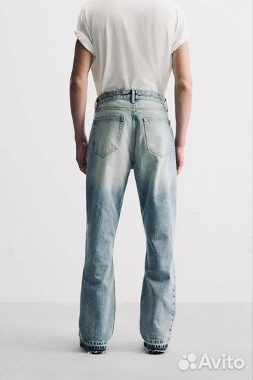 Джинсы zara flared fit (bootcut)