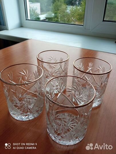 Хрустальные рюмки