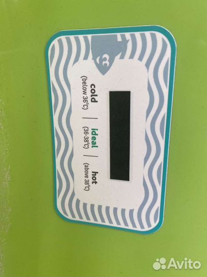 Детская ванночка для купания с термометром