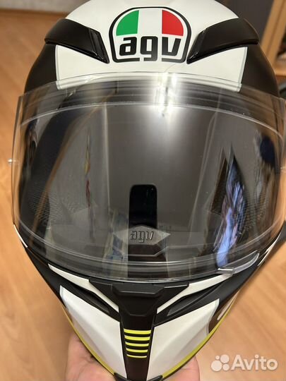 Шлем интеграл AGV K-5 S MAX vision darkstorm L