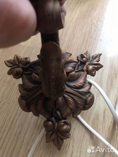 Светильник бра цветное стекло СССР винтаж