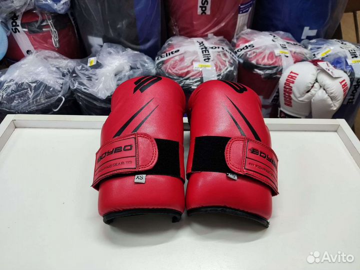 Перчатки для тхэквондо GTF-ITF BoyBo красные (XS)