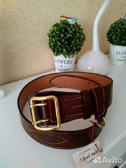 Офицерские ремни ручной работы