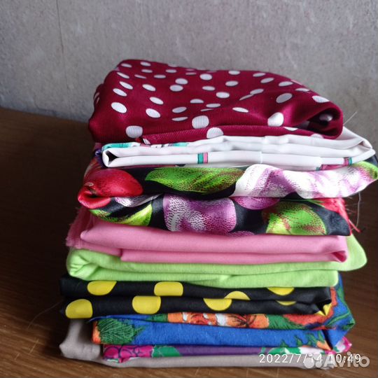 Ткани ссср.Ситец,сатин, трикотаж,шелк